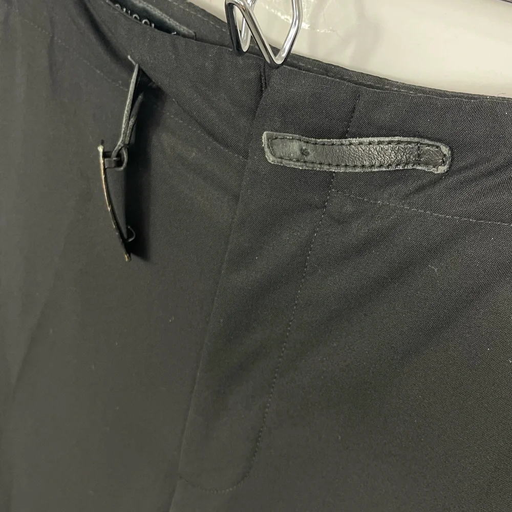 Gucci Vintage Black Wool Blend High Waisted Crop Ankle Pants Trousers Italy 42 M - Picture 10 of 16